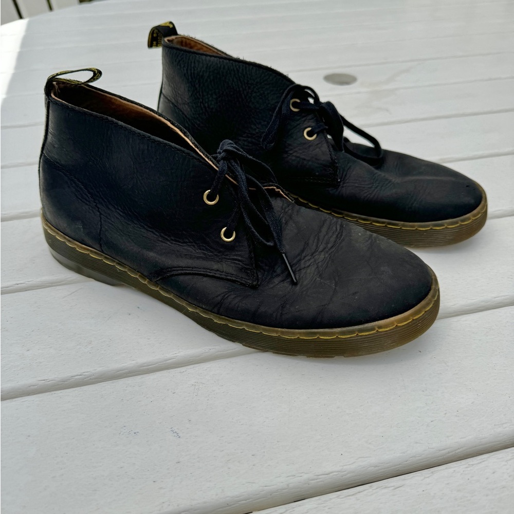Dr Martens Cabrillo Chukka Boots Mens 9 US 8 UK 42 EU Black Leather Casual Shoes